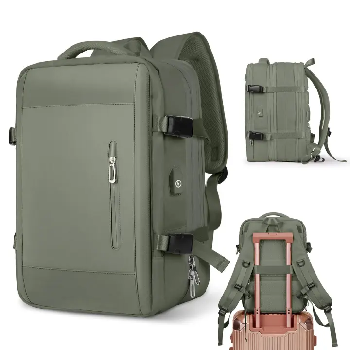 Mochipa de viaje de Negocios para hombre, Morral expandible and impermeable, de gran capacidad, para Orden portátil de viaje de fin de - 1