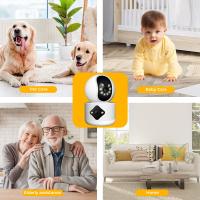 Cámara De Seguridad WiFi Dual 4MP Con Pantalla Automática De Seguimiento Y Detección De Humanos Monitor De Bebé Para Interior CCTV Vigilancia Doméstica - details 12