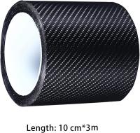 Tira protectora para umbral de puerta de coche, 10 cm x 3 m, fibra de carbono, pegatina protectora para umbral de puerta. - details 0