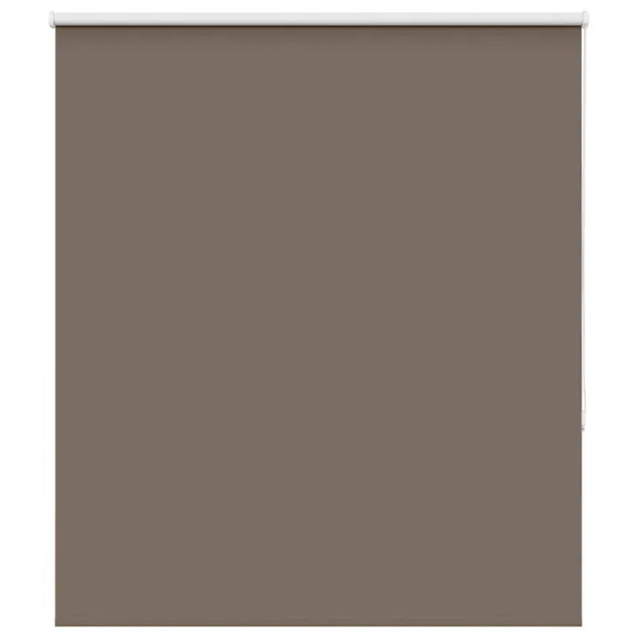 Estor Enrollable Opaco Color Café 140x130 cm Tela Ancho 136,6cm - 1