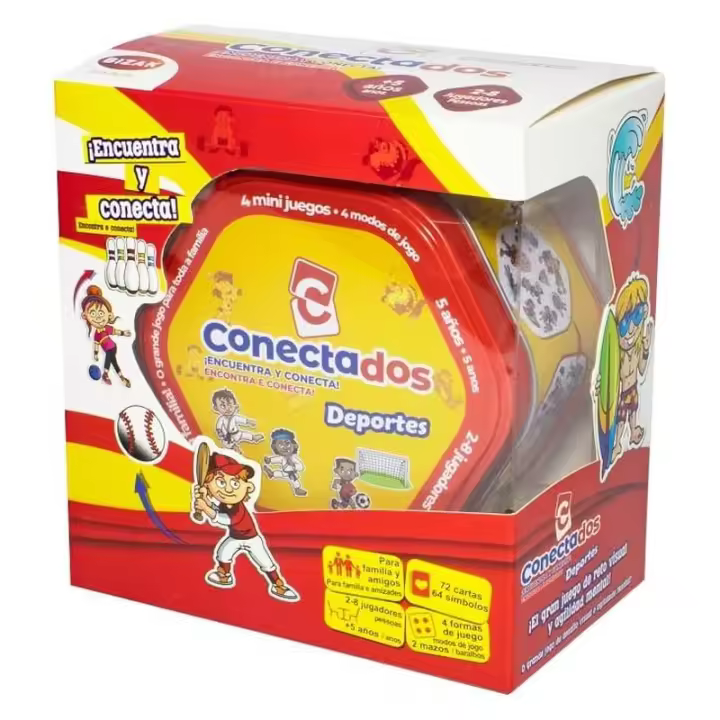 Bizak Juego de Mesa Conectados Deportes | Agilidad Mental | Diversión en Familia - 1