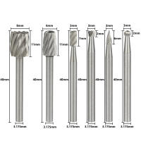 Set De 6 Piezas De Brocas Para Herramienta Rotativa 3.1mm Tornillo Router Para Grabado En Madera Y Metal Herramienta Dremel - details 3