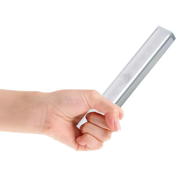 Luz Nocturna LED De 10 Velocidades Con Sensor De Movimiento Energía Por Batería Portátil Y Sin Cable Para Armario Y Gabinete - 1