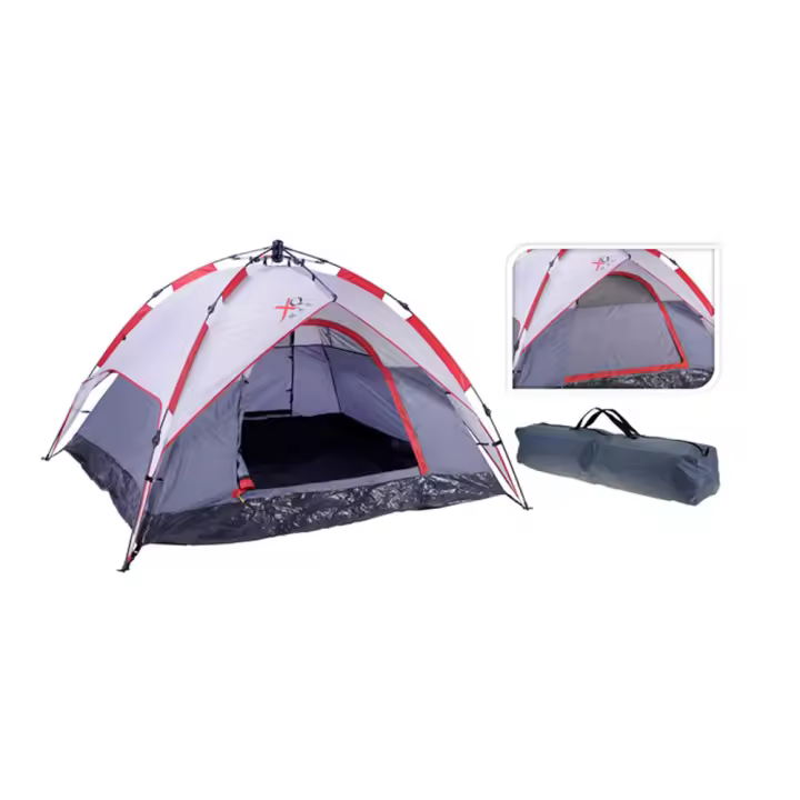 XQMAX Tienda Campaña Fácil Montaje | Camping Playa y Aire Libre | Poliéster Transpirable | Impermeable - 1