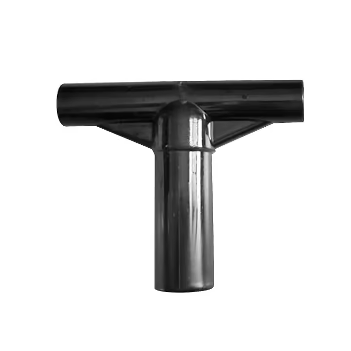 Manguito de tubo en forma de T para trampolín, tapas de extremo de poste, accesorios, cubierta de poste de trampolín de repuesto de tubo en T para entrenamiento Yard-hy - 1