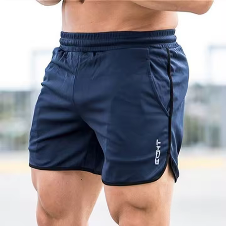 Shorts De Verano Para Hombre Quick-Drying Y Transpirables Para Running Y Gimnasio Material De Malla Deportiva Ropa Casual Para Correr Y Ejercitarse - 1