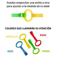 Anillas Para Cunas y Parques | 4 Piezas Para Agarres Parque Infantil Que Ayudan a Aprender a Ponerse de Pie Fácilmente| Regalo Ideal De Anillas Para Parque Cuna. - details 2