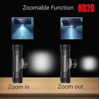 Linterna Frontal LED D10 D20 1000LM Recargable Tipo C USB Impermeable Torcha Frontal Para Camping Y Pesca Con Lente Zoomable - details 3