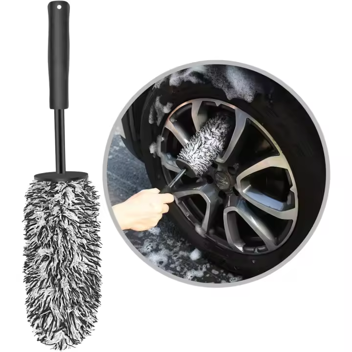 Cabeza de Microfibra para Coche Negro - 1