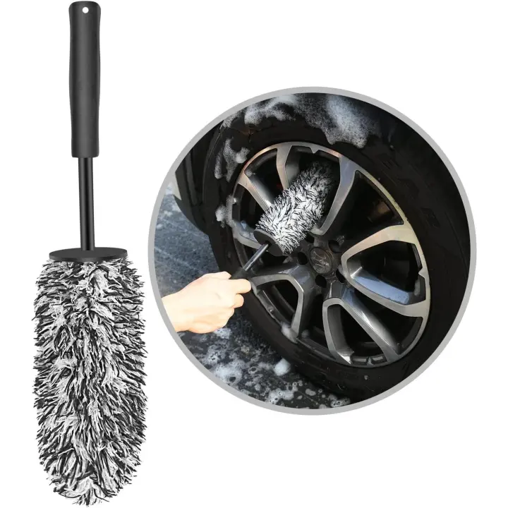 Cabeza de Microfibra para Coche Negro - 1