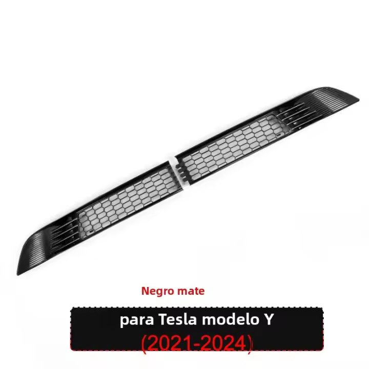 MY Grille De Carreras Inferior Para Tesla Model Y 2024 Red De Protección Antiniebla Y Anti-insectos Material ABS Modificado - 1