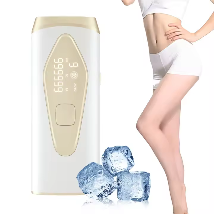 Inicio Portátil Hombres y Mujeres Rejuvenecimiento de la Piel Belleza Corporal IPL de mano sin dolor Ice Hair Removal Instrumento - 1