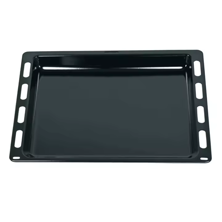 CABLEPELADO Bandeja para horno | Bandeja profunda esmaltada Horno | 370 mm profundo x 442 mm ancho | Compatible con Bosch HEZ431001 00748225, Siemens HZ431001, Junker JZ11BE11, Viva VVZ20H2 - 1