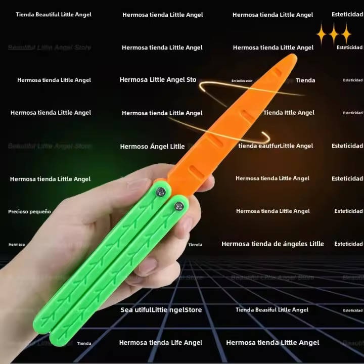 Nueva Juguete Antiestrés 3D Zanahoria Claw Fidget Torpeza Push Tarjeta Juguetes Lindo Tarro De Colores Alivio Del Estrés Para Niños Regalo - 1