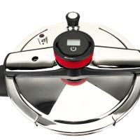 Olla a Presión Super Rápida Shiro 6 y 8 Litros con Temporizador Digital – Acero Inoxidable 18/10 Válvulas de seguridad, valido para todo tipo de cocina y Full inducción - details 2