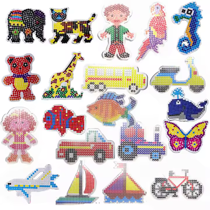 Perler Bolas Hama 5mm Juguetes Educativos Para Niños Rompecabezas DIY De Plástico Alimenticio Para Crear Artesanía Y Manualidades - 1