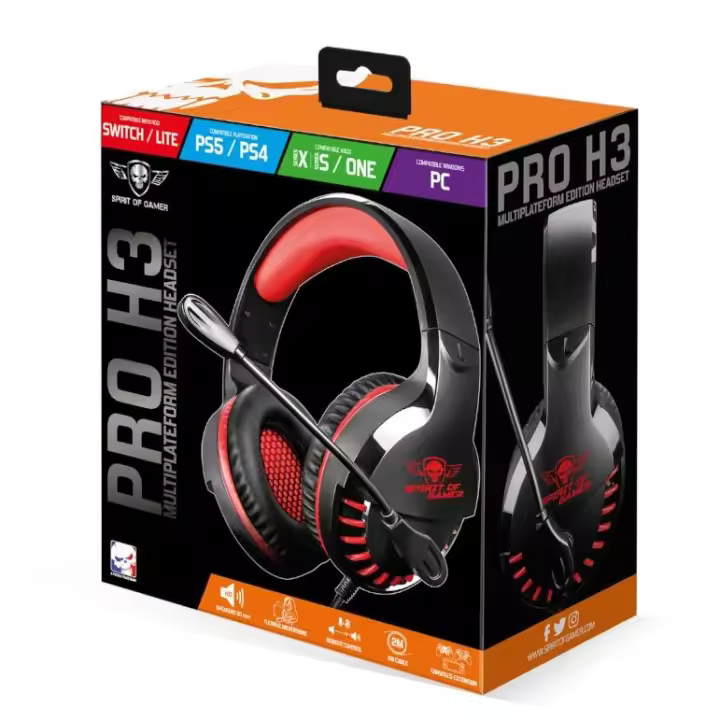 Spirit of Gamer Auricular Pro H3 Multiplateforme - 1