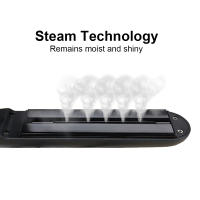 Steampod Hierro De Peluquería Profesional Cerámico Ajustable En Temperatura Con Pantalla LED Viajero PTC Placa Para Cabello Corto Seco Y Humedo 140-230°C - details 1