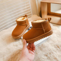 Botas De Nieve Para Niños Y Niñas Antideslizantes Resistentes Al Desgaste Con Pelo Cálido Suela Gruesa Y Suave Para Invierno - details 6
