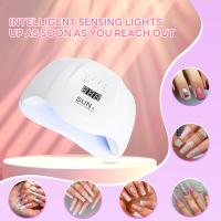 YIKOOLIN Lámpara LED UV Para Uñas 54W Con 36 Lámparas Secado Rápido Para Pintura De Uñas Y Gel Con 4 Opciones De Tiempo Para Arte De Uñas DIY - details 5