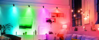 2PCS Luces De Escenario RGB De 16 Colores Con Control Remoto Para Jardín 4 Modos De Iluminación Protección IP65 Fuente De Alimentación AC 110-240V Plugs EU/US/UK - details 5