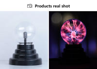 Bola De Plasma Mágica De 3 Pulgadas Luz De Noche USB Decoración De Ambiente Cristal Toque Regalo Para Niños Navidad Cumpleaños Luz De Iluminación - details 2