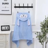 Toalla De Baño Para Niños Con Capucha Suave Y Absorbente De Poliéster De Felpa Gruesa Toalla De Baño De Dibujos Animados Para Bebés - details 13