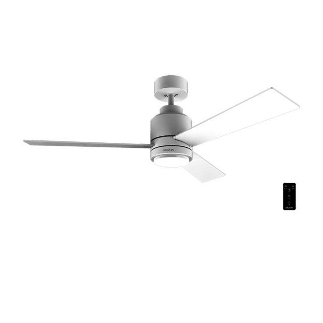 Cecotec - Ventilador de techo EnergySilence Aero 4850 122 cm con luz LED integrada 22 W, mando a distancia y… — oferta en Miravia