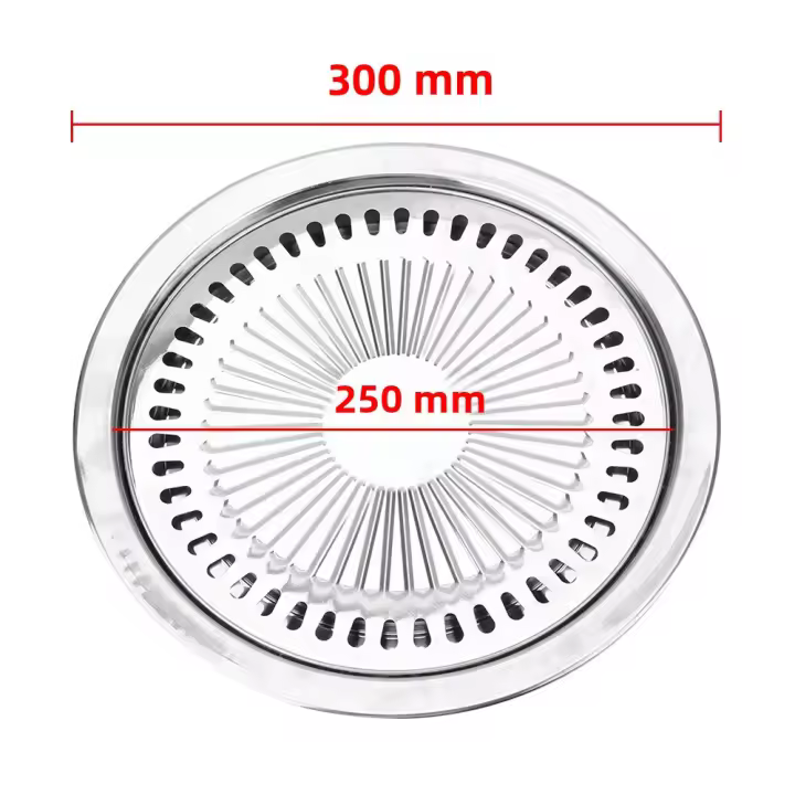 Parrilla Sin Humo Para Barbacoa Antiadherente Para Estufa Eléctrica Y Gas Placa De Hornear Herramientas De Barbacoa Para Exteriores Y Hogar - 1