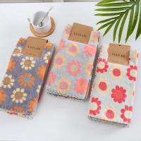 4Pcs Paños De Limpieza Para La Cocina Suaves Y Absorbentes De Felpa Coral Tela De Sastre Solapa De Girasol Toallas De Limpieza Doméstica 30X30CM - details 1
