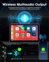 Grabadora De Vidrio Del Coche 10.1 Pulgadas 4K Con Carplay Y Android Auto Dual Lente Navegación GPS Grabación De Video Y FM - details 10