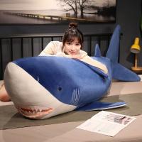 Juguete De Peluche Tiburón Gigante 60-130cm Almohada De Animal De Mar Regalo De Cumpleaños Para Niños Y Bebés Material Coton PP - details 7