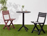 LILI HOME 🪑 Set de 2 Sillas Plegables para Exterior – Color Negro 📏 Medidas por silla Alto: 78 cm  Ancho: 44 cm  Fondo: 41 cm es ideal para quienes buscan practicidad sin renunciar al diseño. Su estructura robusta y su formato compacto permiten u - details 2