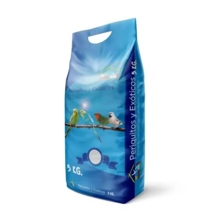 Faunamix Alimento para Pájaros Exóticos y Periquitos - Mezcla de Semillas y Gránulos Vitamínicos - Mantenimiento de Aves en Cautividad - 1