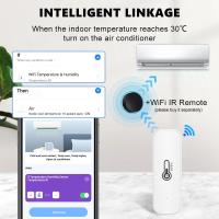 Sensor De Temperatura Y Humedad WiFi Tuya Para Hogar Inteligente Compatible Con Alexa Y Google Assistant Monitor Remoto Smart Life - details 4