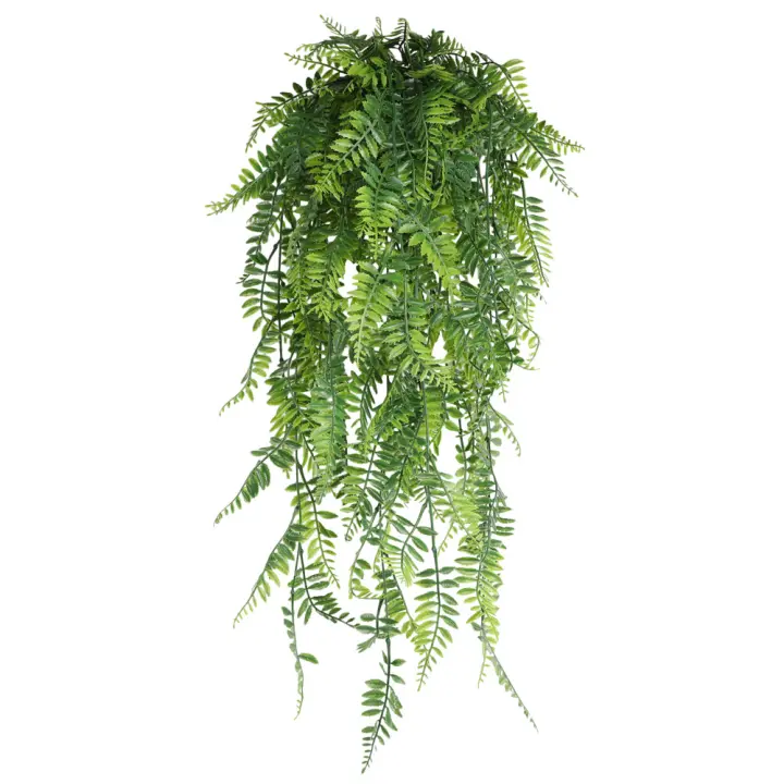 90cm Hojas De Fernés Persa Vines Artificiales Para Decoración De Habitaciones Casas Bodas Y Fiestas Decoración De Pared Balcón Material PP - 1