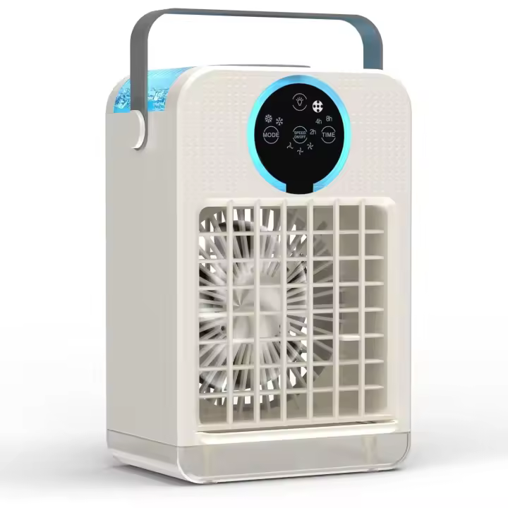 Aire Acondicionado Portátil with Remote Control, Mini Enfriador de Aire with 2-8H Temporizador, 3 Velocidades de Ventilador, 2 Modos de Nebulización, 700ML Climatizador Evaporativo para Hogar - 1