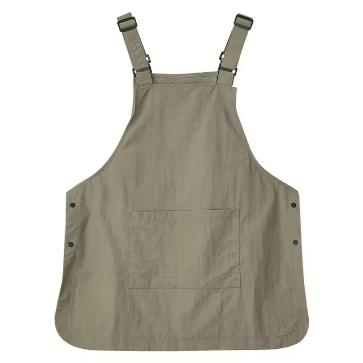 Delantal De Trabajo Unisex Para Barbería Café Y Catering Resistente Al Agua Para Exteriores Ideal Para Cocina Del Hogar - 1