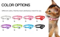 Collar De Gato Con Portador De AirTag Para Apple Collar Reflejo De Desprendimiento Para Gatos Niños Y Niñas Con Campana - details 2
