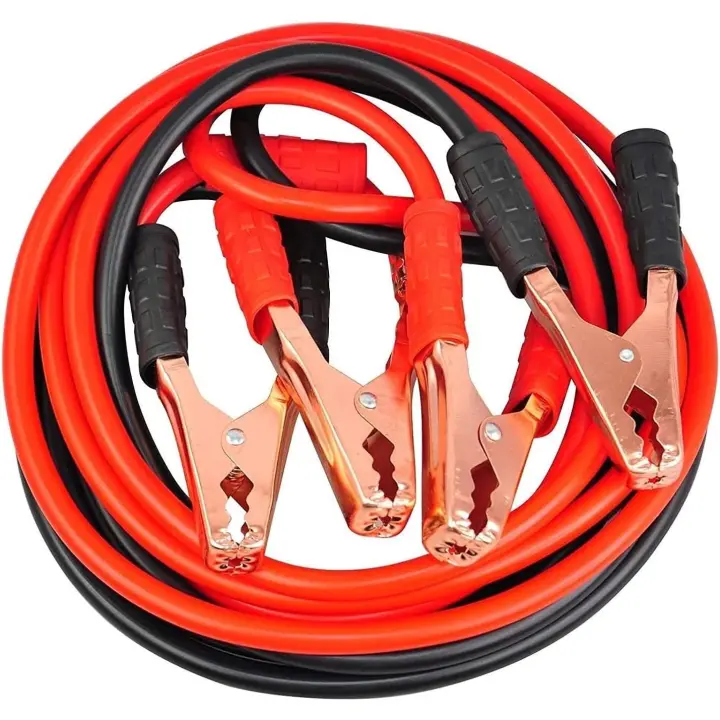Cables de Arranque para Coche 1500A | Arranque batería Coche | Carga de Emergencia | Agarre Fuerte | Pinzas para Coches Arrancador | Incluye Bolsa de Transporte - 1