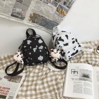 Mochila De Cuadros Divertida Para Mujer Mini Mochila De Moda Casual Bolsa De Mano Para Viaje Tamaño Compacto Material Polyester - details 0