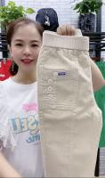 Pantalones Casuales Para Mujer Talla Grande Con Bolsillos Y Volantes Estilo Vintage Ajuste Suave Para Primavera Otoño Invierno - details 11