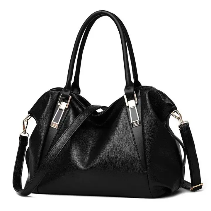 Bolsos de cuero PU cruzados para Mujer, bolsos casuales, Bolso de hombre con ASA superior, bolsos Grandes de diseño, calidad de lujo, Nuevo - 1
