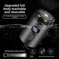 Afeitadora Eléctrica Portátil Para Hombres Con Pantalla Digital Recargable Por USB Gran Duración De La Batería Afeitadora Sin Agua - details 3