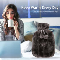 Funda De Botella De Agua Caliente De 2000ml Con Peluche Protección Invierno Resistente Al Frío Y Al Calor Funda Suave Para Botella De Agua Caliente - details 7