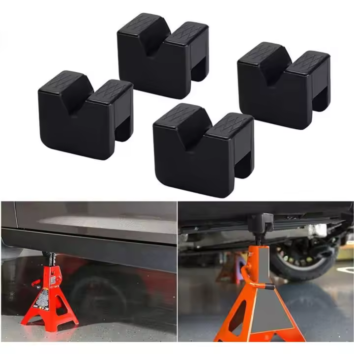 Almohadilla de goma para gato, 4 piezas, 63 × 50 × 44 mm, almohadilla de goma universal para automóviles/SUV, resistente y práctica - 1