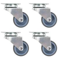vidaXL Ruedas dobles giratorias 4 unidades 50 mm - details 0