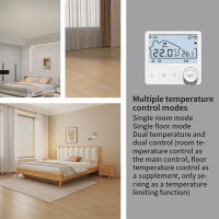 Termostato De Calentador De Agua Wifi Tuya Compatible Con Alexa Y Google Home Control Remoto Para Calefacción Eléctrica Y Gasolina Batería Incluida O Suministro USB - details 8