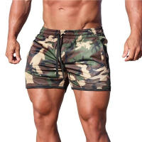 Shorts De Correr Para Hombre Camuflaje Quick-Dry Malla Transpirable Para Gimnasio Y Playa Joggers Moda Deportiva Casual - details 12