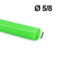 Manguera de jardín y riego 15mm (5/8") De tamaño normal para uso doméstico. Muy resistente, reforzada, flexible, anti torsión. Alta calidad | Longitud a elegir 3-20m | Suministros Castro - details 1